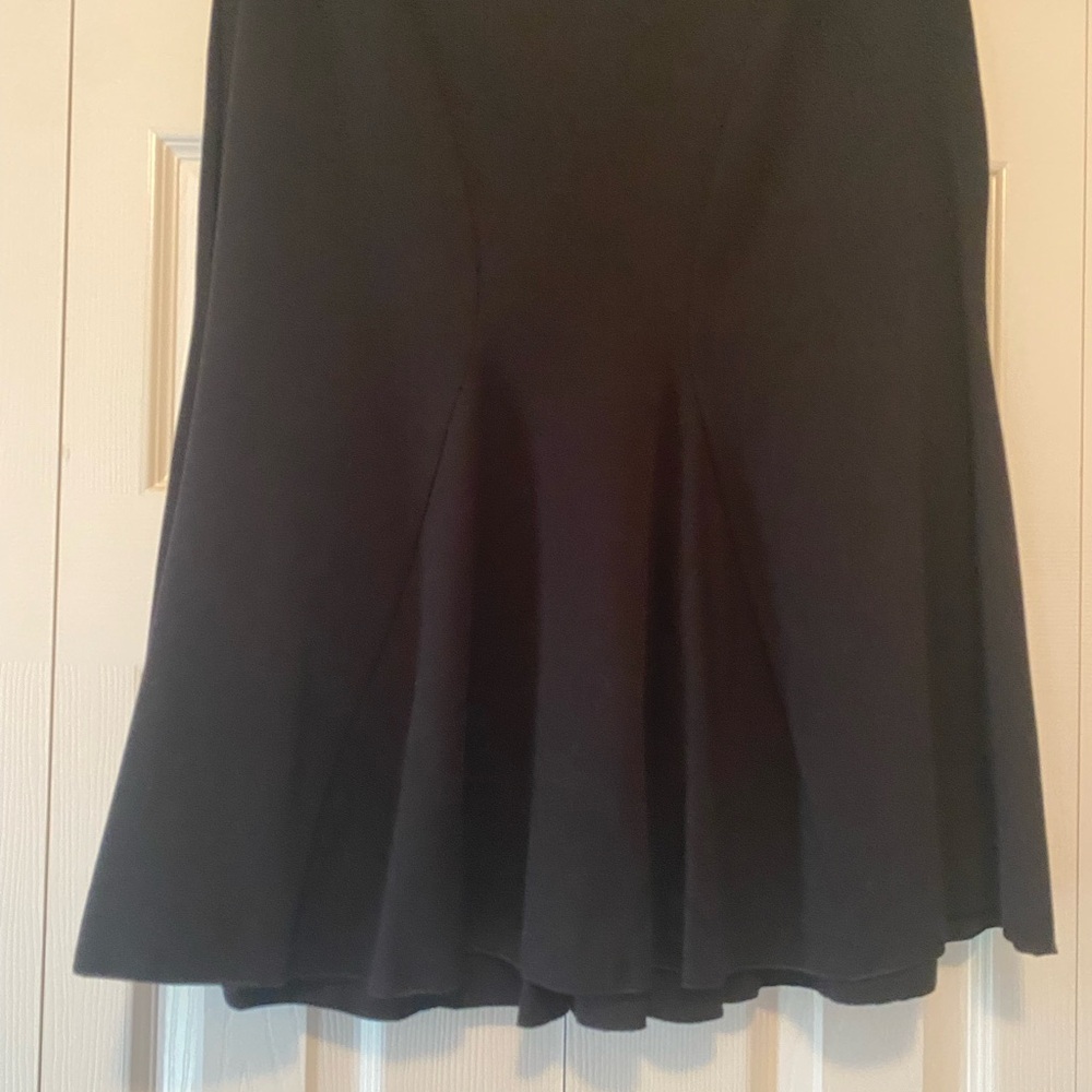 Armani Collezioni Black A-Line Skirt
